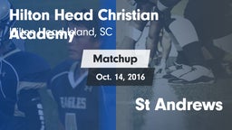 Matchup: Hilton Head Christia vs. St Andrews 2016