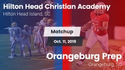 Matchup: Hilton Head Christia vs. Orangeburg Prep  2019