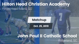 Matchup: Hilton Head Christia vs. John Paul II Catholic School 2019