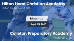 Matchup: Hilton Head Christia vs. Colleton Preparatory Academy 2020
