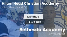 Matchup: Hilton Head Christia vs. Bethesda Academy 2020