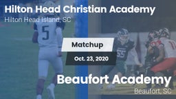 Matchup: Hilton Head Christia vs. Beaufort Academy 2020