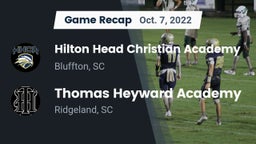 Recap: Hilton Head Christian Academy vs. Thomas Heyward Academy 2022