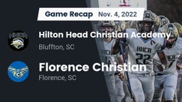 Recap: Hilton Head Christian Academy vs. Florence Christian  2022