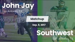 Matchup: John Jay  vs. Southwest  2017