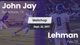 Matchup: John Jay  vs. Lehman  2017
