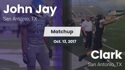Matchup: John Jay  vs. Clark  2017