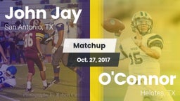 Matchup: John Jay  vs. O'Connor  2017