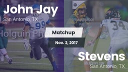 Matchup: John Jay  vs. Stevens  2017
