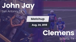 Matchup: John Jay  vs. Clemens  2018