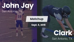 Matchup: John Jay  vs. Clark  2018