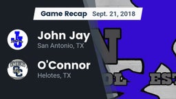 Recap: John Jay  vs. O'Connor  2018