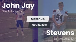 Matchup: John Jay  vs. Stevens  2018