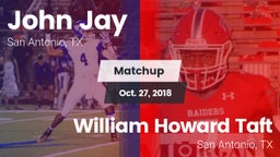 Matchup: John Jay  vs. William Howard Taft  2018