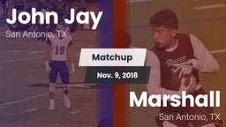 Matchup: John Jay  vs. Marshall  2018