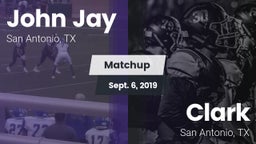 Matchup: John Jay  vs. Clark  2019