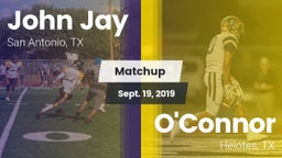Matchup: John Jay  vs. O'Connor  2019