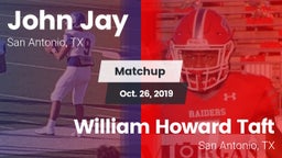 Matchup: John Jay  vs. William Howard Taft  2019