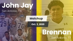 Matchup: John Jay  vs. Brennan  2020