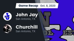 Recap: John Jay  vs. Churchill  2020