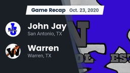 Recap: John Jay  vs. Warren  2020