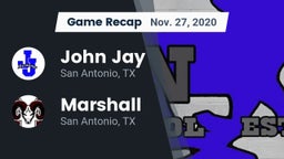 Recap: John Jay  vs. Marshall  2020