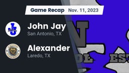Recap: John Jay  vs. Alexander  2023