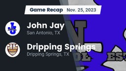 Recap: John Jay  vs. Dripping Springs  2023