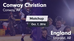 Matchup: Conway Christian vs. England  2015