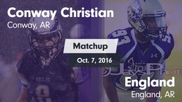 Matchup: Conway Christian vs. England  2016