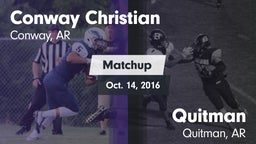 Matchup: Conway Christian vs. Quitman  2015
