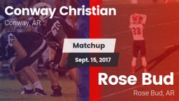 Matchup: Conway Christian vs. Rose Bud  2017