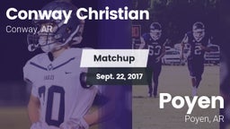 Matchup: Conway Christian vs. Poyen  2017