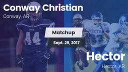 Matchup: Conway Christian vs. Hector  2017
