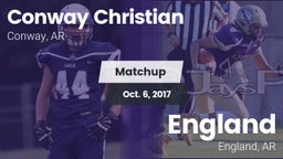 Matchup: Conway Christian vs. England  2017