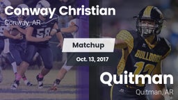 Matchup: Conway Christian vs. Quitman  2017