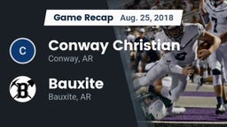 Recap: Conway Christian  vs. Bauxite  2018