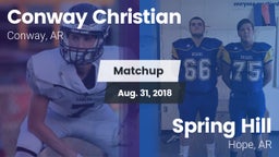 Matchup: Conway Christian vs. Spring Hill  2018
