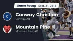 Recap: Conway Christian  vs. Mountain Pine  2018