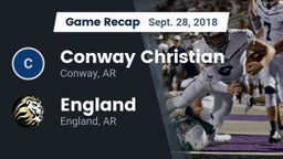 Recap: Conway Christian  vs. England  2018