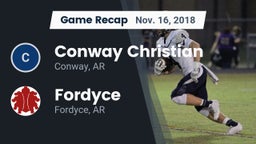 Recap: Conway Christian  vs. Fordyce  2018