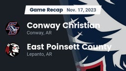 Recap: Conway Christian  vs. East Poinsett County  2023