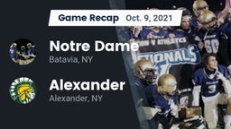 Recap: Notre Dame  vs. Alexander  2021