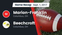 Recap: Marion-Franklin  vs. Beechcroft  2017