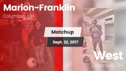 Matchup: Marion-Franklin vs. West  2017