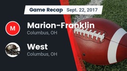 Recap: Marion-Franklin  vs. West  2017