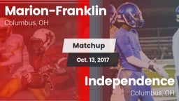 Matchup: Marion-Franklin vs. Independence  2017