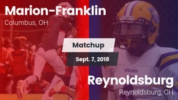 Matchup: Marion-Franklin vs. Reynoldsburg  2018