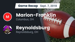 Recap: Marion-Franklin  vs. Reynoldsburg  2018
