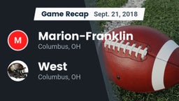 Recap: Marion-Franklin  vs. West  2018